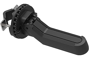 BOBIKE 8015300352 - Repose-Pieds Rétractable Paire pour Siège Junior Vélo Arrière Porta-Bagages One Junior Compatible Tubes de Fourche Ø14-28 mm, Noir