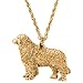 Produktbild Neufundländer Hergestellt in U.K. Kunstvolle Hunde- Anhänger Sammlung (22 Karat Vergoldung / gold plattiert)