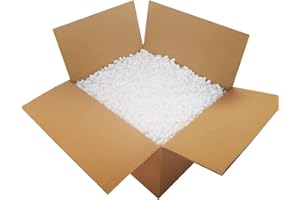 VEROLINE Packaging chips corn flips 50 L biodegradable package filling material against glass breakage chips packaging natural organic corn flips in cardboard box no plastic or polystyrene pure natural natural