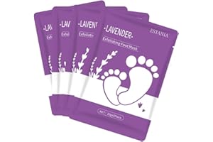 JEMPET Masque Peeling Pieds - Chaussette Exfoliante Pied - Callus Peeling Pieds Gommage - Exfoliant Peel Off Callosités Peau Morte Callus Remover - 4PCS Homme Femme Masque Pieds Peeling Exfoliant