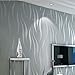 Produktbild Wave-Kurve Streifen 3D Stereo-Vlies-Tapete (Color : Silver Grey)