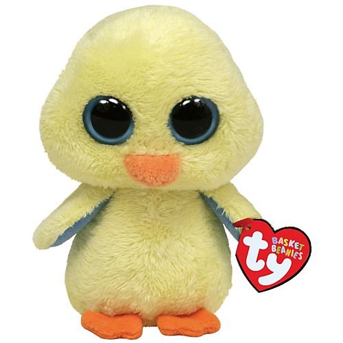 TY Basket Beanie Goldie The Duck YELLOW