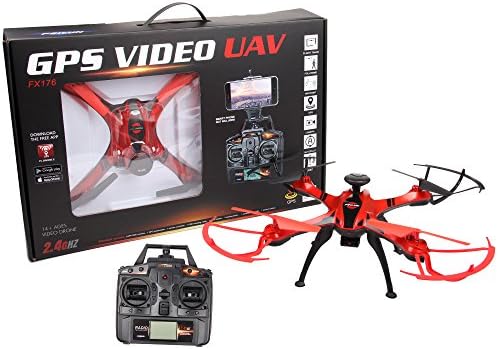 LiDi RC FPV RC Drone with Camera Live Video and GPS Return Home Quadcopter with 1080P HD FPV Live Video WIFI Camera Follow-me Drone, Altitude Hold, Long Control Distance