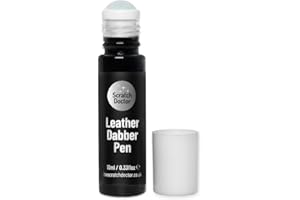 THE SCRATCH DOCTOR Scratch Doctor Leather Repair Pen Scratch Remover Colour Repair for Leather Faux Vinyl Furniture Sofas Car Seats Shoes Bags (Black, 10ml)