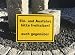 Produktbild PVC Schild "Einfahrt und Ausfahrt freihalten auch gegenüber" 22x16cm GELB Parken verboten Parkverbot