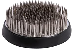 XINSHENG Blumenarrangement Halter Blumenfrosch Edelstahl Pin Frosch Runde Blumenarrangements Blumenfroschhalter Blume Frosch Edelstahl (8cm 1 Stück)