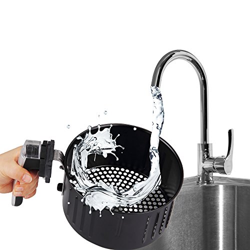 Heißluftfritteuse Friteuse Fritteuse inkl. Gratis Rezeptheft 1500W 3,6 Liter 9-in-1 - 5