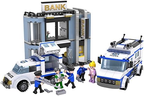 COGO Police CG3915 Capture Bank Robber Building Block Set 570 Pieces