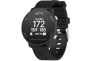Shot Scope G4 - GPS Golf Watch - Dynamic Yardages To Green - Distance To Dogleg/Layup Points