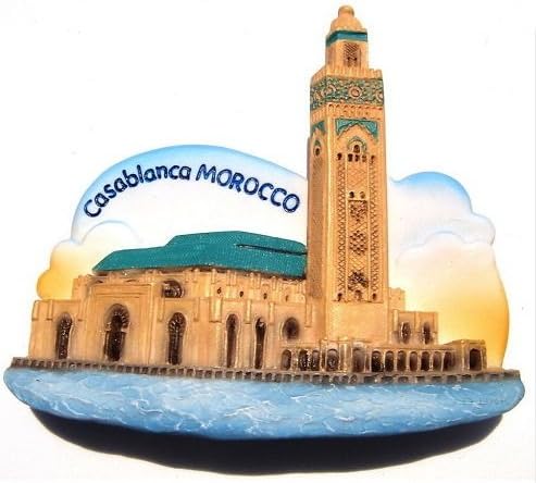 Casablanca Morocco Hassan Mosque 3D Resin TOY Fridge Magnet Free Ship