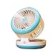 Produktbild Hand-Portable USB-Ventilator Mit Mini Fan Spray Befeuchtung Wiederaufladbare Kühlung Kleine Klimaanlage Student Dormitory Sommer Kühlung Artefakt, Runde Spray Pink + Stecker + Verlängerungskabel