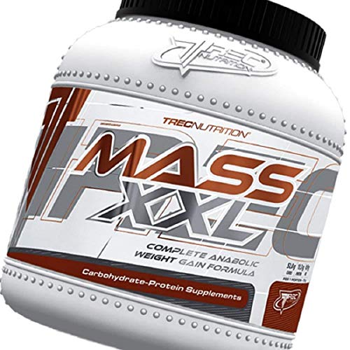 Misa Builder - MASS XXL 2kg - Completa anabólicos aumento de peso Formula - Rápido aumento de la masa muscular - Carbohidratos y complejo de proteína de suero (19% de proteína) con vitaminas - Trec Nutrition (chocolate)