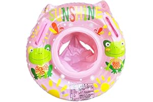 XQMMGO Baby Swimming Ring Float, Swimming Pool Bathing Accessories for Children, Toddlers and Infants, Inflatable Swimming Ring with Seat for Babies Aged 6-36 Months