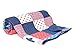 Produktbild 1001 Wohntraum D-14 Quilt Stars 'n Stripes 150 x 200 cm Sterne USA Plaid Tagesdecke, Patchwork Landhaus Shabby