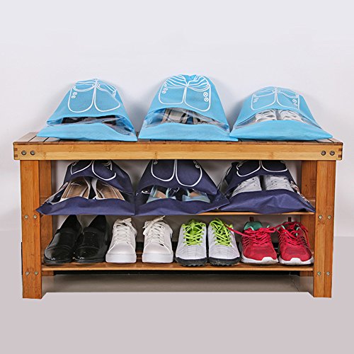 FunYoung Schuhbeutel mit Zugband Wasserabweisend 10er Set - 5