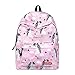 Produktbild LULU Bag Nettes Leichtgewichtler Unicorn Rucksäcke Mädchen und Jungen Schultaschen Kinderbuchtaschen,Pink