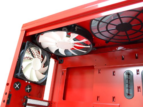 NZXT Phantom Big-Tower PC ( E-ATX, 5x 5,25 extern, 7x 3,5/2,5 intern, 7x Lüfter, USB 3.0) rot - 6