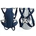 SODIAL(R) Adjustable Infant Baby Carrier Newborn Kid Sling Wrap Rider Backpack Blue