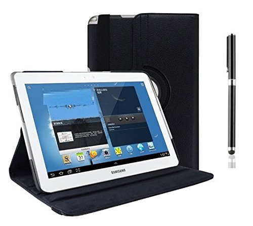 inShang Hülle für Samsung Galaxy Tab Pro 10.1 (T520) Tablet Case Cover, Edles PU Leder Tasche Hülle Skins Schutzhülle, 360 Grad rotierende Schutzhülle mit Standfunktion + inShang Logo hochwertigen Stylus Eingabestift Stift