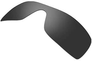 HKUCO Plus Replacement Lenses For Oakley Batwolf Sunglasses Black Polarized