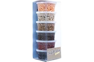 La Manuli Perline da Stirare Marrone - 3000 Pezzi 5mm - Perline a Fusione per Bambini, Accessori per Creazione Gioielli Fai da Te