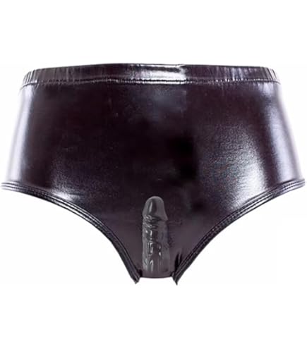latex herren slip mit penishülle FETISSO 4550 Anatomischer Slip aus Latex mit Penis-Hodenkondom -  Hautengshop main image 0