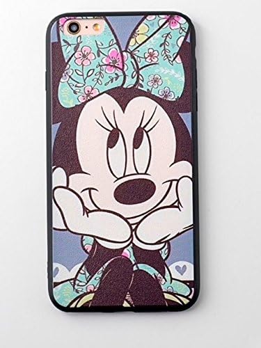 Mickey Mouse Minnie Soft Silicon Case Cover For iPhone (Minnie iphone 6)
