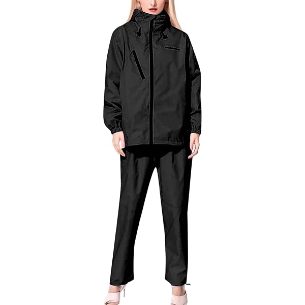 Combinaison De Pluie Unisexe Veste Coupe Vent + Pantalon Imperméable Tenue De Pluie Homme Femme De Velo Sport Vêtements Imperméables Ensemble Impermeable 2 Pieces Veste Imperméable + Surpantalon
