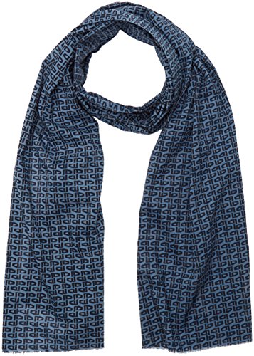 AZZARO AZG83 Echarpe, Bleu (Sign), 5.5 Homme