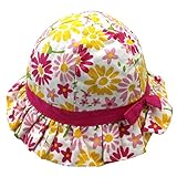 Langzhen Sombrero de Sol Gorro de Cubo Bebé Gorra Niñas Cap Kids Hat Lazo Bucket Toddler con...