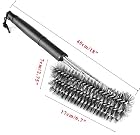 Profi Grillbürste mit extra langem Griff (45cm) – 3 Edelstahl Bürsten – Perfekt für deinen Grill – Bild 6