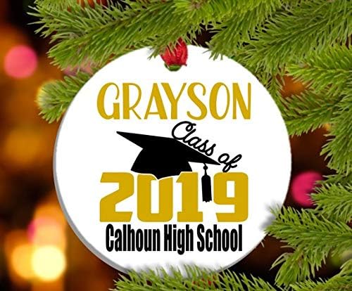perORN Graduation ornament, graduation gift, graduation cap ornament, class of 2019 gifts, personalized ornament school, 2019 graduation, Senior