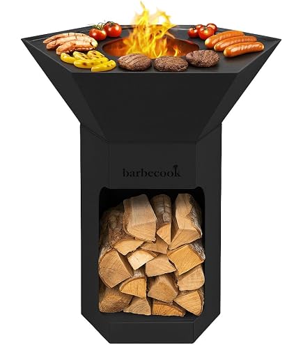 Barbecue Per Spiedini IMEX EL ZORRO: In Acciaio, 38x20x22 Cm, Per Legna E Carbone, Design Pratico