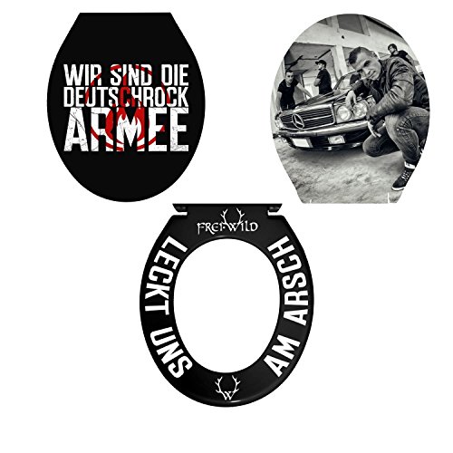 Preisvergleich Produktbild Frei.Wild - "Opposition" WC Deckel / Sitz LUAA, Farbe: Schwarz