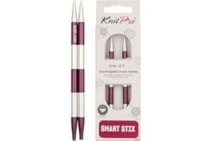 KnitPro Agujas de Tejer: Circular: Intercambiables:, Colores Variados, 6,00 mm
