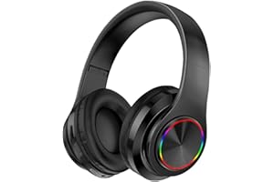 FCRB Casque Bluetooth sans Fil,Casque Bluetooth Over-Ear, stéréo Pliables sans Fil et Filaire Écouteurs avec Microphone intégré, Micro SD/TF, FM pour Phone/Samsung/iPad/PC/Laptops