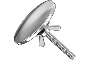 AIDNTBEO Agujero para grifo de fregadero de cocina, acero inoxidable, tapón para lavabo de cocina, 2 pulgadas