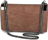 Cadena de eslabones variable para llevarla de dos formas / Como bolso de hombro: 70 cm aprox. / Como bolso de bandolera: 120 cm aprox.