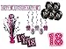 Produktbild Party Deko Set 18.Geburtstag 30 teilig Mädchen pink schwarz Deko Komplettset
