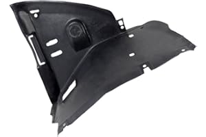 AUTOTEILE GOCHT Kotflügel Verkleidung Radhausschale Vorne Vorder Teil Rechts Polyethylen Kompatibel mit BMW E46 Cabriolet + Coupe 98-07