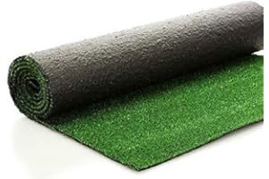 MUGAR- Rollo césped Moqueta Varios Tamaños Césped Artificial 7 mm para Exterior e Interior-ROLLO 1x3m