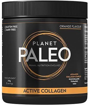 Planet Paleo Active Collagen - Orange Flavour - 210 gram