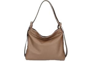 Bottega Carele Borsa a spalla in vera pelle trasformabile in zaino made in Italy