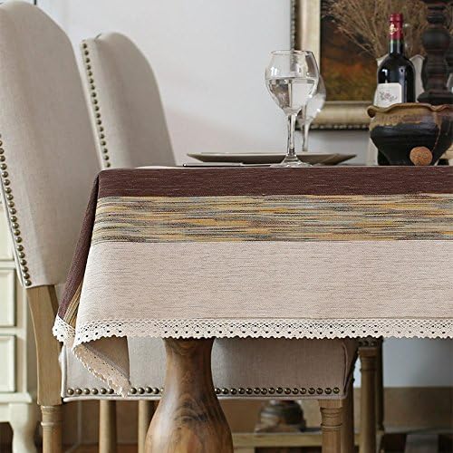 Hctina Tablecloth Cover Cloth Country Cofe and Cover Cloth Brown 70X70cm Table Mats