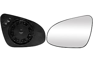 TTCR-II Compatible avec Verre Rétroviseur Toyota Yaris 2012 2013 2014 2015 2016 2017 2018, Côté Conducteur Verre Miroir Chauffant Remplacer, Miroir Rétroviseur Toyota Yaris Rechange - (Gauche)