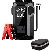 Ak&uuml; Takviye Cihazı 4&rsquo;&uuml; 1 Arada Jump Starter 150 PSI Hava Kompres&ouml;r&uuml; Powerbank & LED Fener Taşıma &Ccedil;antalı