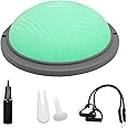 PROIRON Balance Trainer with Resistance Bands, Balance Ball, Half Yoga Ball, Air Dome Balance Ball with Pump/Nonslip Base, Body Balance Strength Trainer Ball Equipment Exercise Workout Trainer
