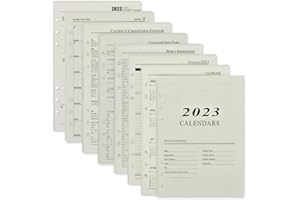 SWZY 2023 To Do Liste Nachfüllpapier für a5 Ringbuch, 176 Blatt 6 Loch 140mm X 206mm Budget Planner Zubehör Nachfüllbar Notizpapier, mit Personliche Memo, für Arbeitsstudie Finanzverwaltung