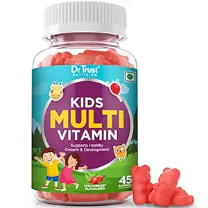 Dr Trust Nutrition Kids Multivitamin Gummies with sodium, Vitamin,Pantothenic Acid, Zinc, magnesium and Folate-711