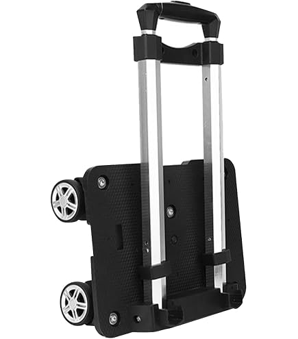 Chariot Pliable AKORD TYRS 145L - Capacité 110kg - Roues Robustes Pour Plage Et Randonnée - Noir